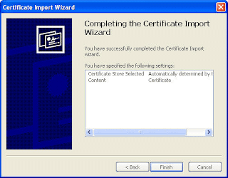 Certificate Import Wizard