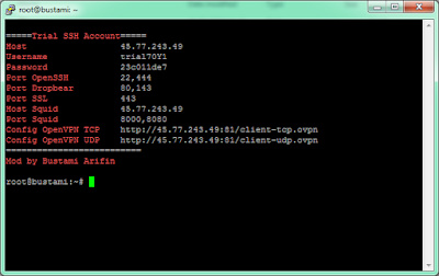 Script Auto Install SSH dan OpenVPN untuk VPS Ubuntu 20 64 bit