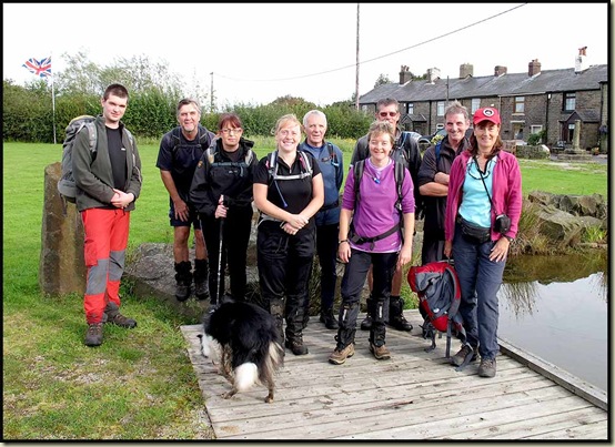 East Lancs LDWA group at Affetside