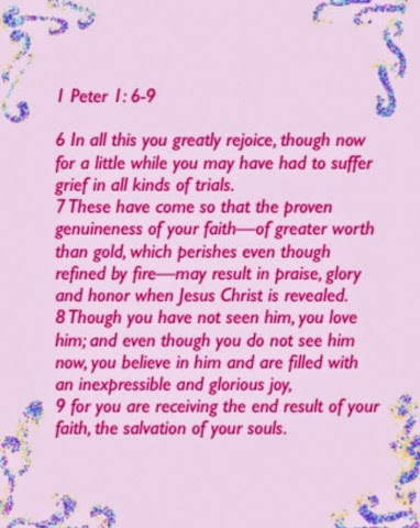 In Gods Footstool 1peter 1 6 9