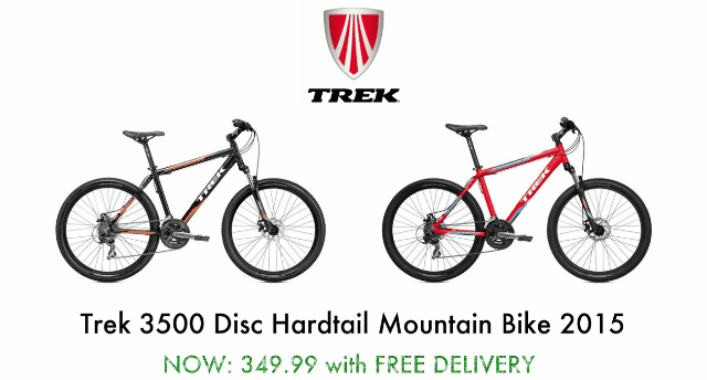 2015 Hardtail Mountain Bike: Trek 3500 Disc 