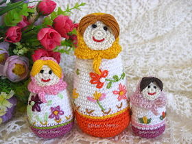 Crochet Russian Doll Babushkas Matryoshka