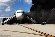 Passengers flee as plane bursts into flames on the tarmac at Fort Lauderdale airport in Florida (photos)