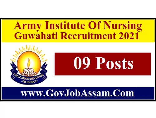 Army Institute Of Nursing Guwahati Recruitment 2021