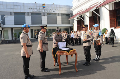 Upacara Serah Terima Jabatan Wakapolrestabes Surabaya