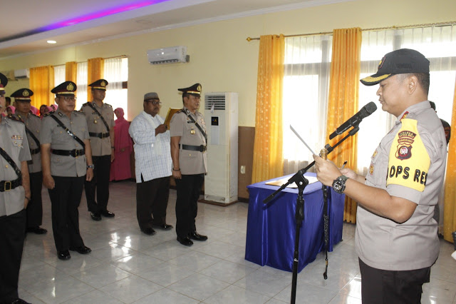 Sejumlah Kapolsek dan Kasat Polres Kapuas Hulu Dirotasi