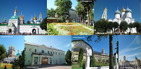 Viaje a Rusia: monasterio de Sergiev Posad, varios edificios del complejo