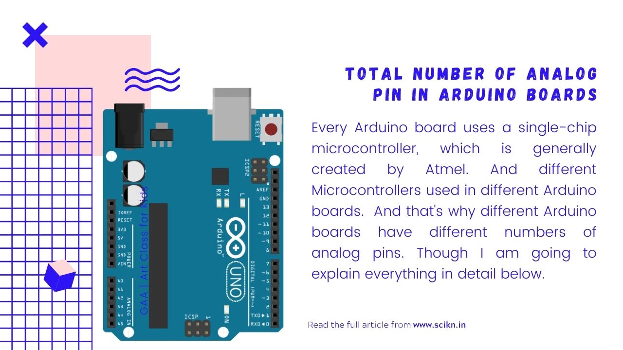 Total Number Of Analog Pins In Arduino