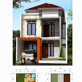 Contoh Denah Desain Rumah 2 Lantai