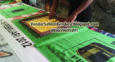 Vendor Sablon Bendera