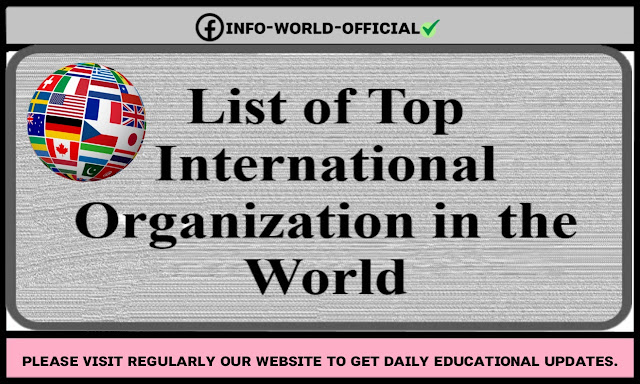 headquarters.List of International Organizations and Headquarters
