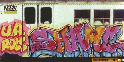 Subway graffiti art