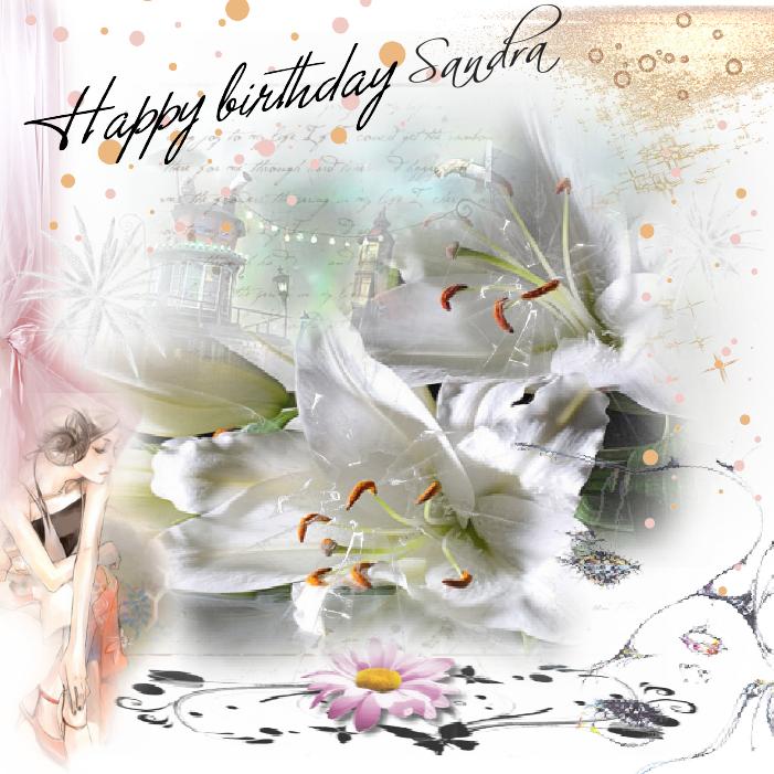 Carte Joyeux Anniversaire Sandra Cybercartes Fiolazoezoey Web