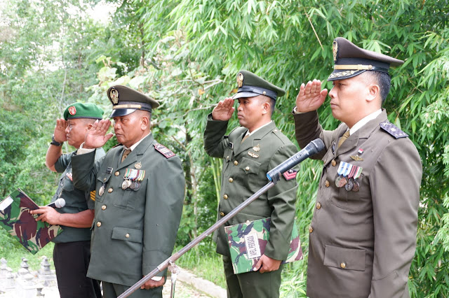 KodimKaranganyar - Upacara Persemayaman Almarhum Kapten Inf Joko Wiyanto