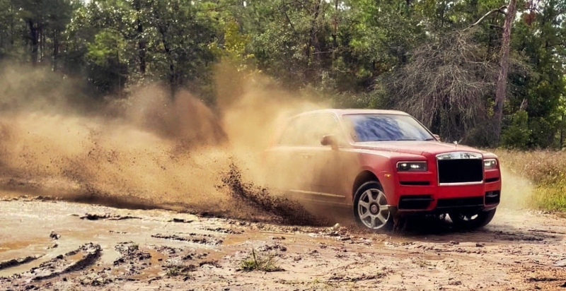 Off-Road in a Rolls-Royce