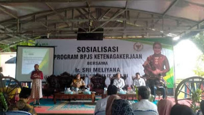 Anggota DPR RI Sri Meliyana Sosialisasikan Program BPJS Ketenagakerjaan di Lahat