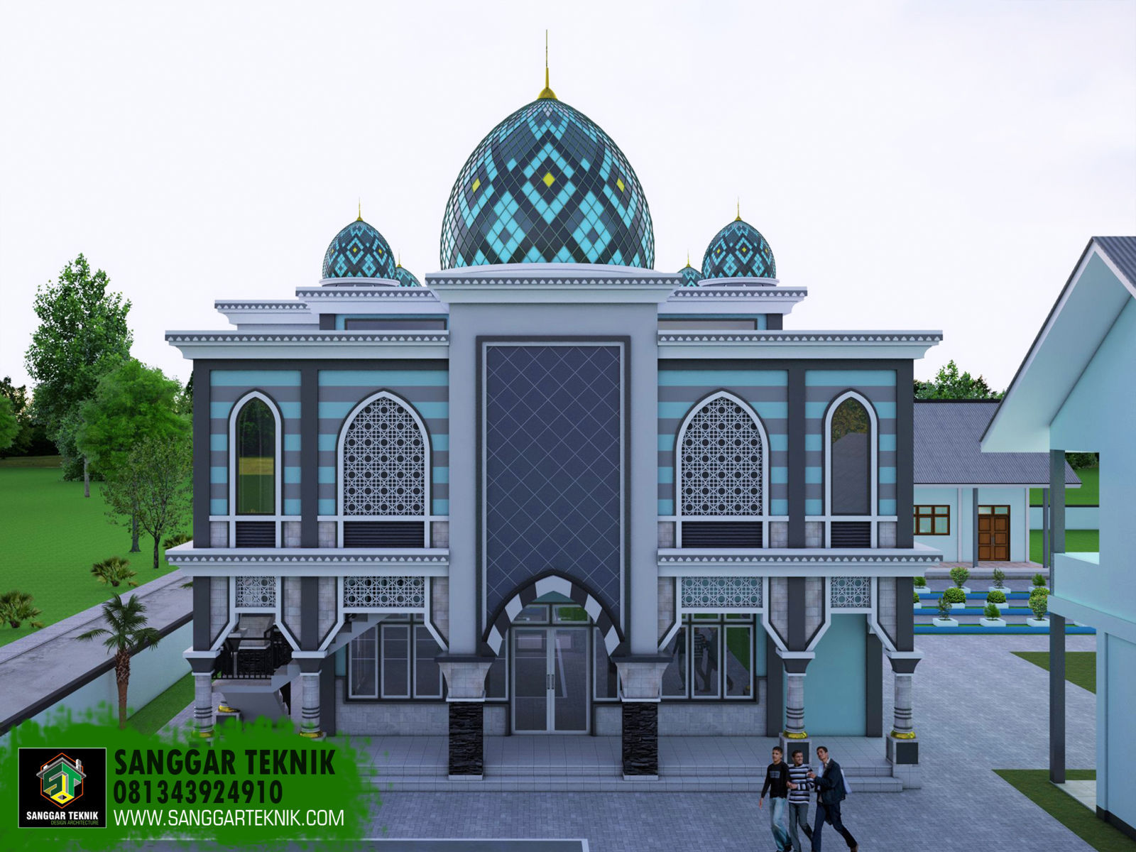 Desain Masjid  Minimalis Sederhana  Doni Gambar 