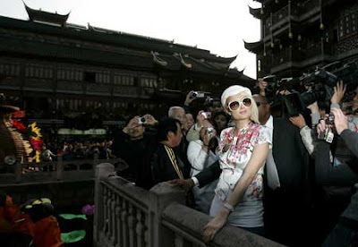 Paris Hilton at Shanghai