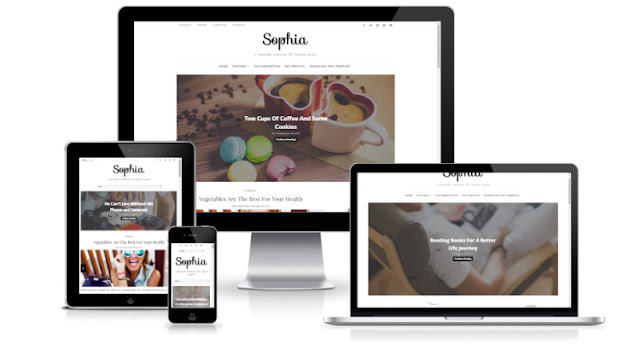 sophia blogger templates 2017