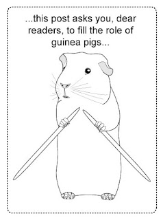 be my guinea pig?