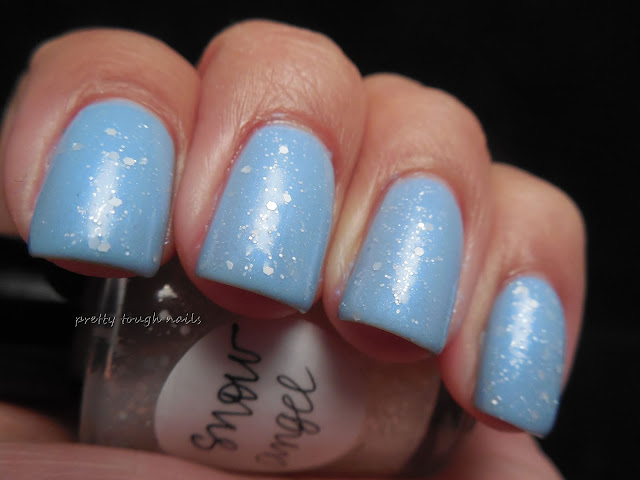 Elevation Polish Alphubel topped with Lynnderella Snow Angel