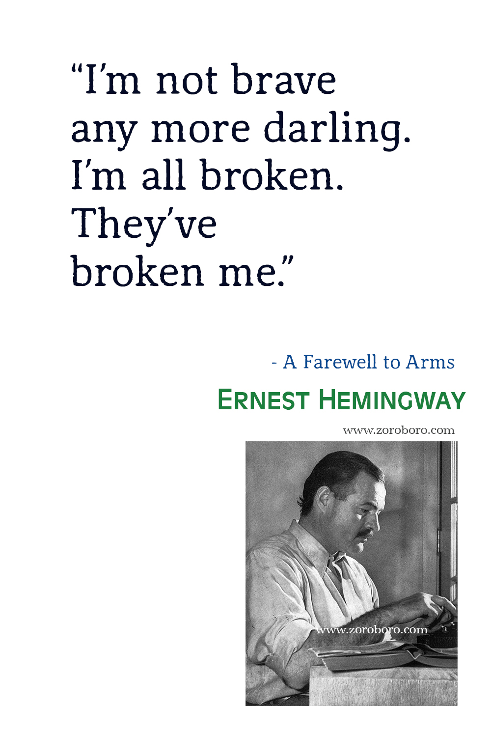 Ernest Hemingway Quotes, Ernest Hemingway Books Quotes, Ernest Hemingway Best Quotes, Ernest Hemingway Inspiring Quotes.