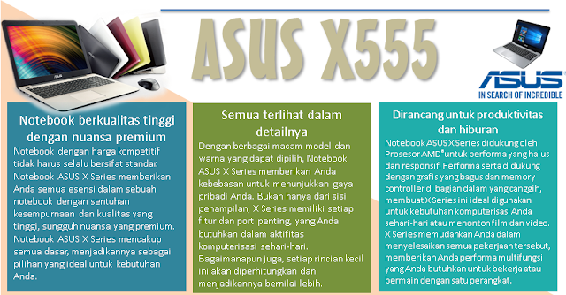 Keunggulan Asus X Series - Blog Mas Hendra