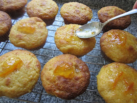 Food Lust People Love: Thin shred marmalade mixed through sweet pumpkin batter makes these orange marmalade pumpkin muffins deliciously more-ish! Perfect for breakfast, snack or teatime!