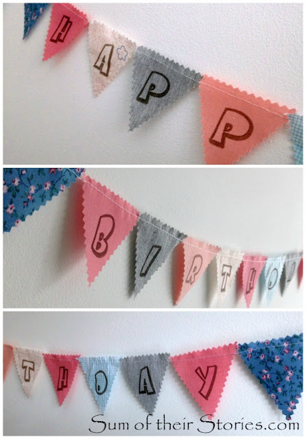 Mini bunting card