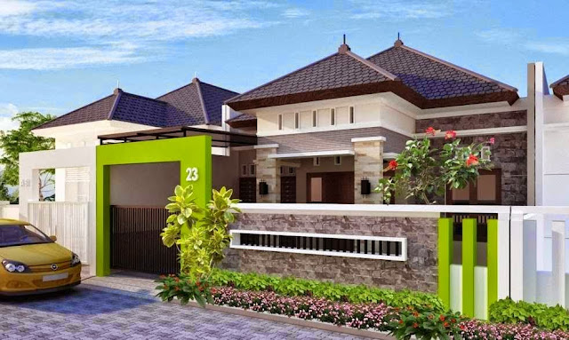 Gambar Tembok Pagar Rumah Minimalis Gambar photo