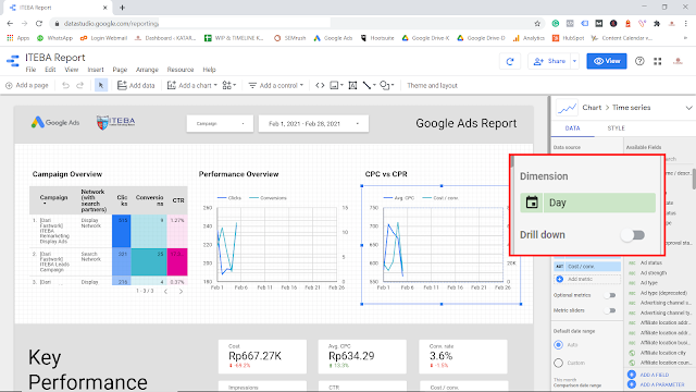 Data Studio Dimensions