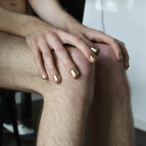 Golden nails