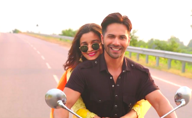 Badrinath Ki Dulhania, Varun Dhawan, Alia Bhatt, Bike Ride, Getting cozy