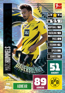 Topps Match Attax Bundesliga 2020-2021 Borussia Dortmund Set