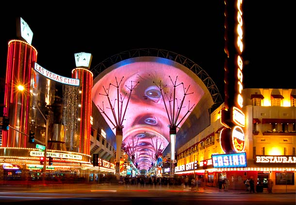 Fremont Street vs. Las Vegas Strip