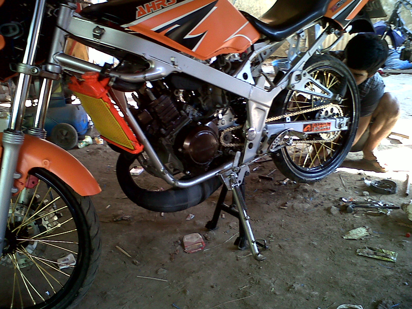 Koleksi 68 Gambar Modifikasi Motor Ninja Rr Warna Orange Terupdate