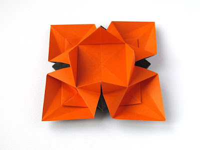 origami, foto 3: Fiore o Stella 3 - Flower or star 3 © by Francesco Guarnieri