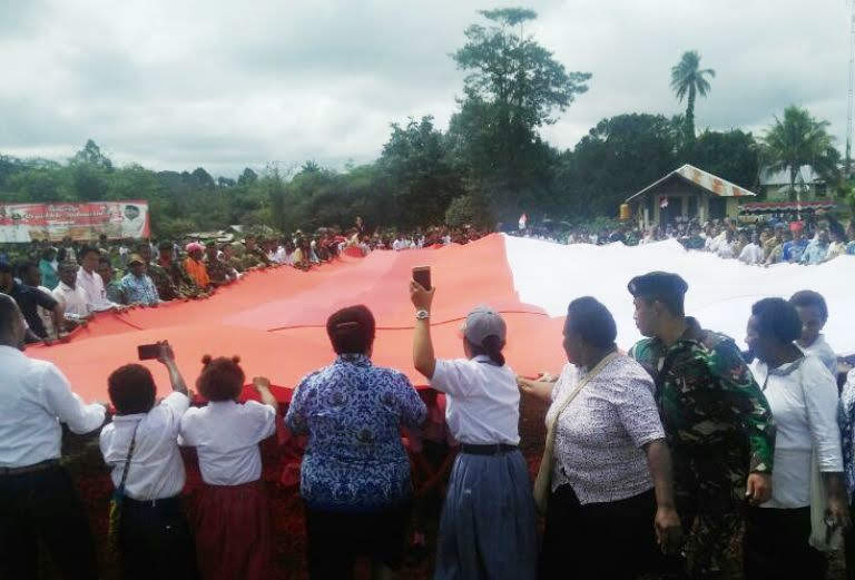 Peringatan HUT RI Ke 73 Di Boven Digoel