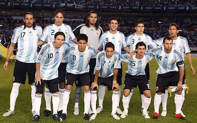 World Cup 2010 Argentina Soccer Team Image