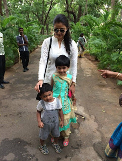 Keerthy Suresh in White Dress with Cute Children 1