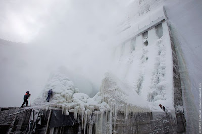 Central hidroeléctrica Sayano–Shúshenskaya congelada Rusia Russia Frozen Explosion Power Plant