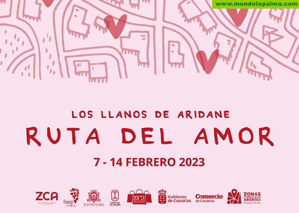 “Ruta del Amor”, Campaña de San Valentín de la Zona Comercial Abierta de Los Llanos de Aridane