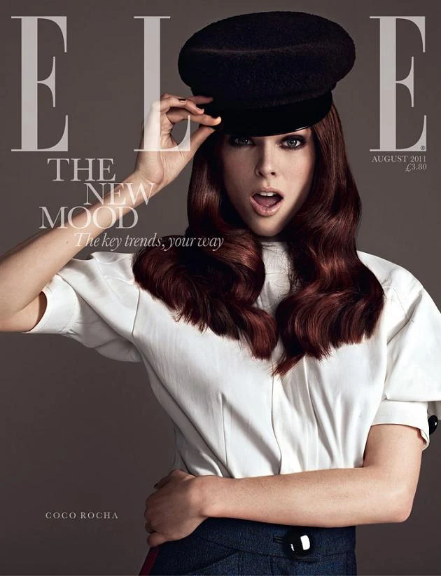 Elle August 2011 UK