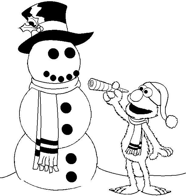 Snowman Coloring Pages