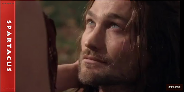 @Spartacus |  Andy Whitfield trong vai Spartacus - một chiến binh Thracia bị kết án làm nô lệ  đấu sĩ. Theo link xem phim ở gần cuối bài viết.