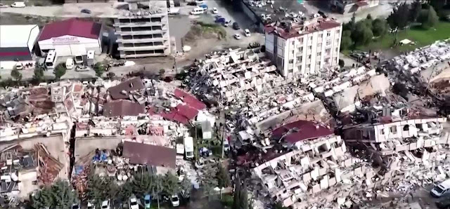 Turkey Earth Quake Aerial View