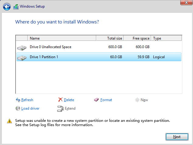 Cara Mengatasi "Setup was Unable to Create a New System Partition" Tanpa Kehilangan Data