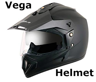 Vega Off Road OR-D/V-DK_M Motocross Helmet (Dull Black, M)