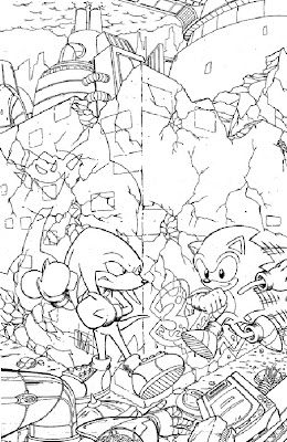 Sonic Coloring Pages