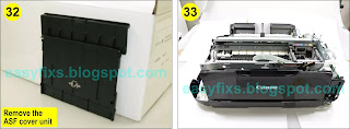 How to disassemble Canon MG5300, MG5310, MG5320, MG5330, MG5340, MG5350, MG5370, MG5380 for replacement of ink absorber